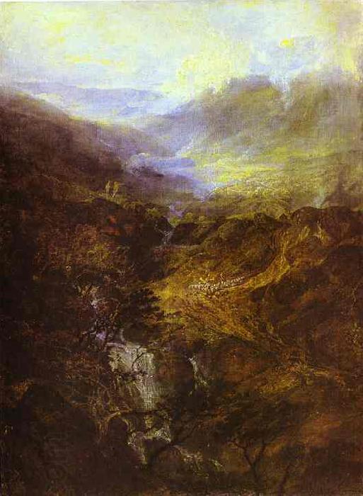 J.M.W. Turner Morning Amongst Coniston Fells, Cumberland China oil painting art